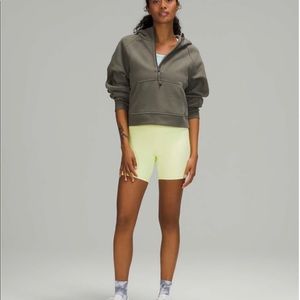 Lululemon Scuba Half Zip Hoodie Grey Sage